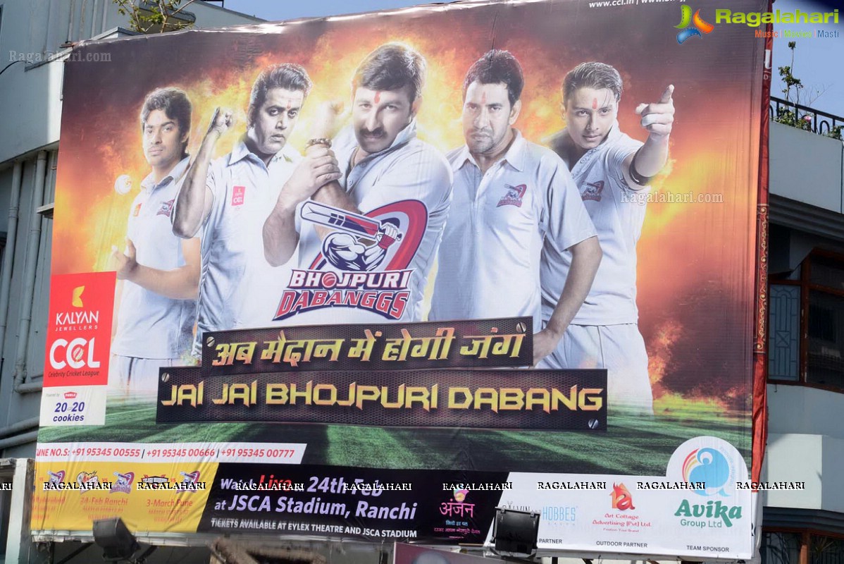 CCL 3: Telugu Warriors Team Practice Match at JSCA Stadium, Ranchi