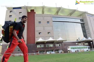 2013 CCL Telugu Warriors Practice Match at JSCA Stadium, Ranchi