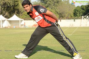 2013 CCL Telugu Warriors Practice Match at JSCA Stadium, Ranchi