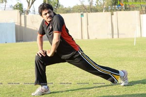 2013 CCL Telugu Warriors Practice Match at JSCA Stadium, Ranchi