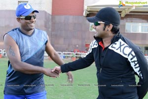 2013 CCL Telugu Warriors Practice Match at JSCA Stadium, Ranchi