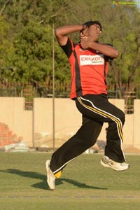 2013 CCL Telugu Warriors Practice Match at JSCA Stadium, Ranchi