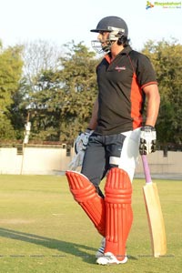 2013 CCL Telugu Warriors Practice Match at JSCA Stadium, Ranchi