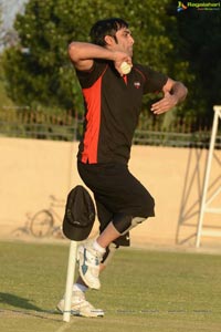 2013 CCL Telugu Warriors Practice Match at JSCA Stadium, Ranchi