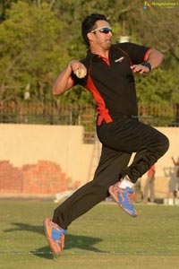 2013 CCL Telugu Warriors Practice Match at JSCA Stadium, Ranchi