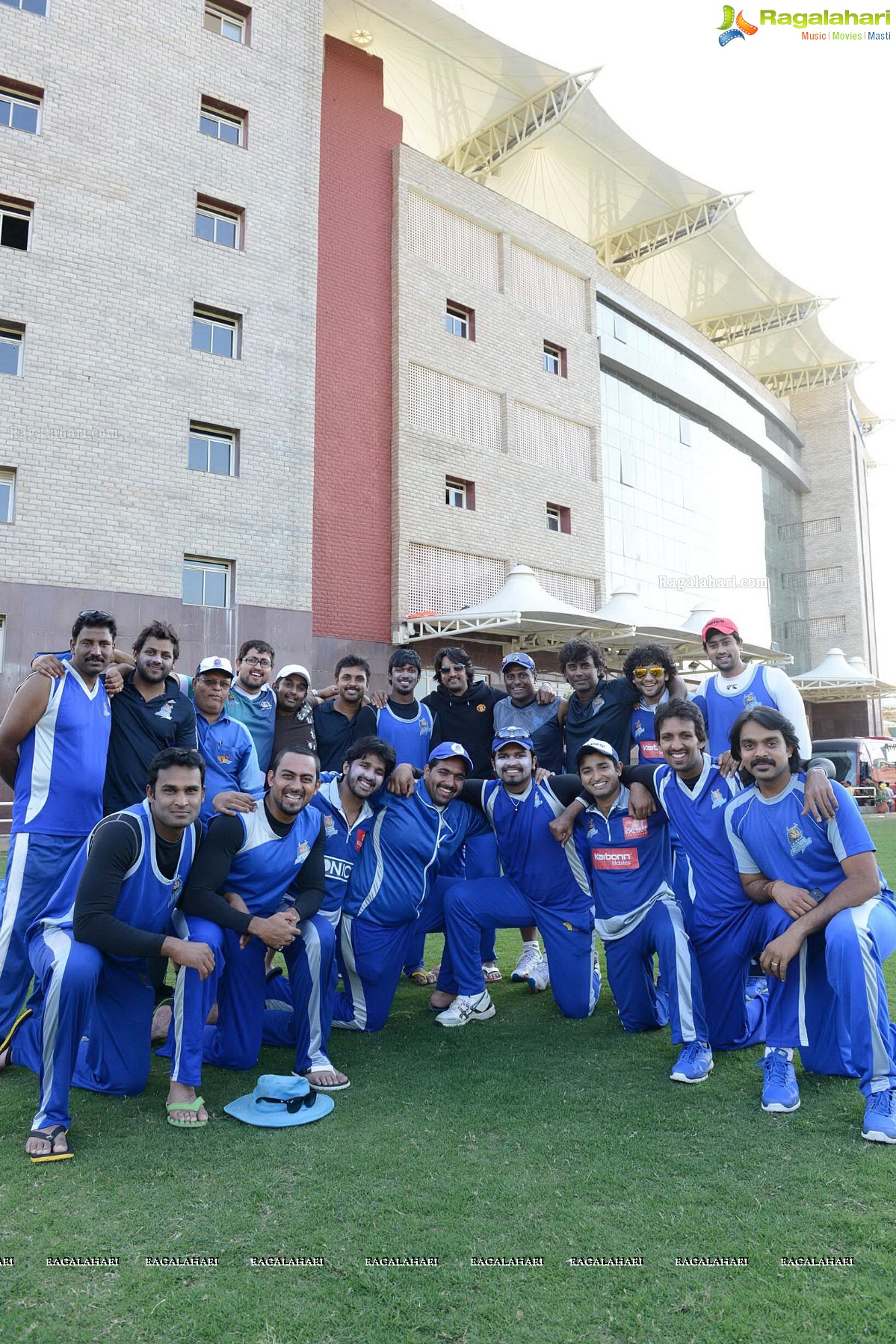 CCL 3: Telugu Warriors Team Practice Match at JSCA Stadium, Ranchi
