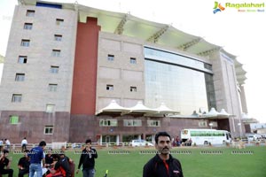 2013 CCL Telugu Warriors Practice Match at JSCA Stadium, Ranchi