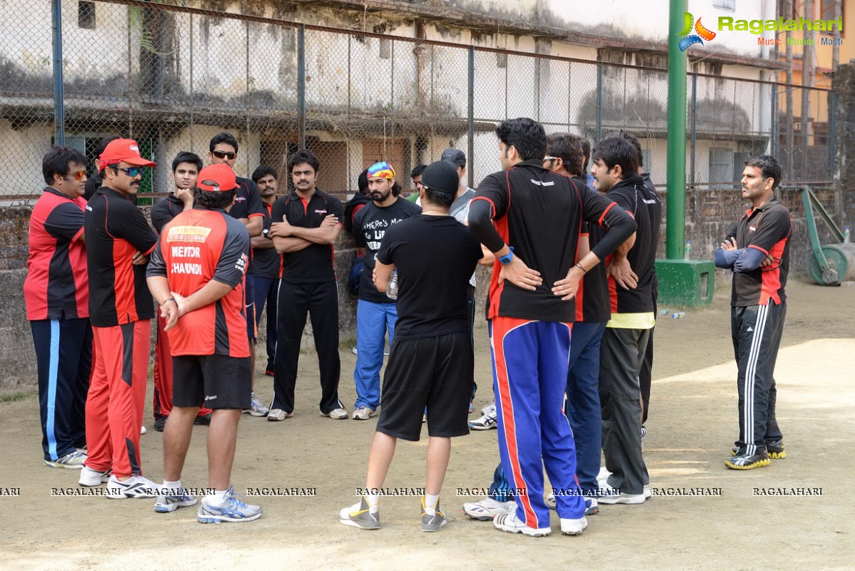 CCL 3: Telugu Warriors Practice Match at Siliguri