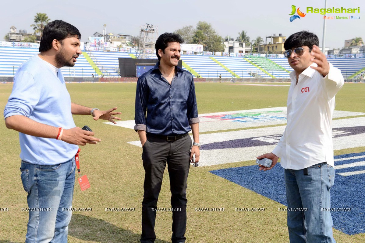 CCL 3: Telugu Warriors Practice Match at Siliguri