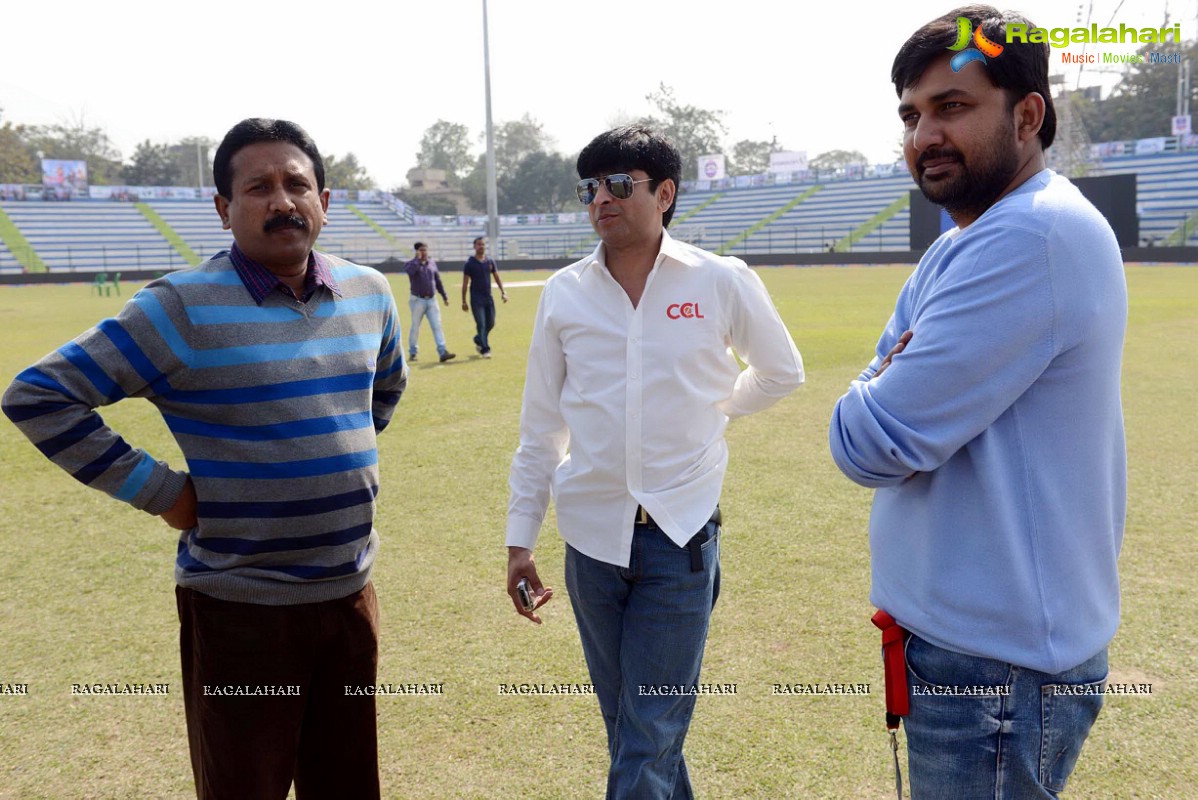 CCL 3: Telugu Warriors Practice Match at Siliguri