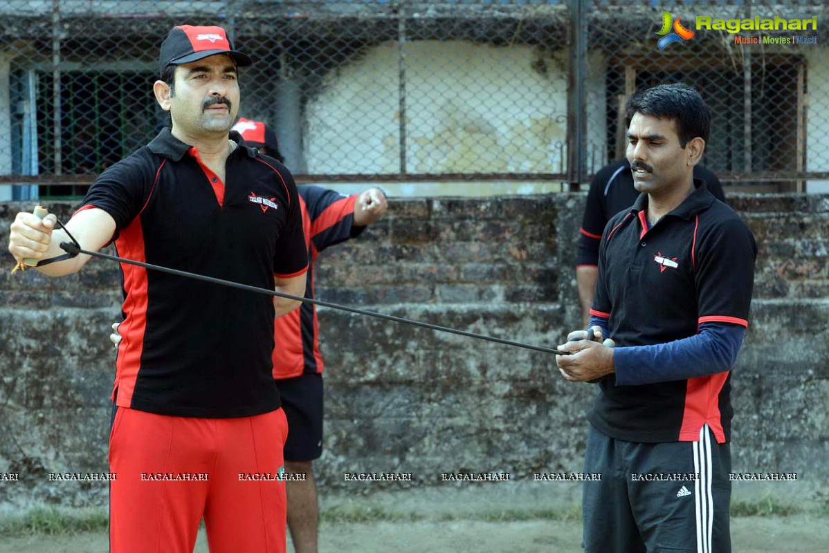 CCL 3: Telugu Warriors Practice Match at Siliguri