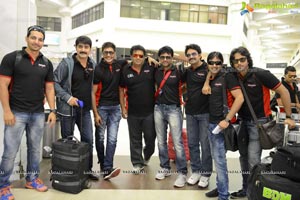 2013 CCL Telugu Warriors Team at Ranchi