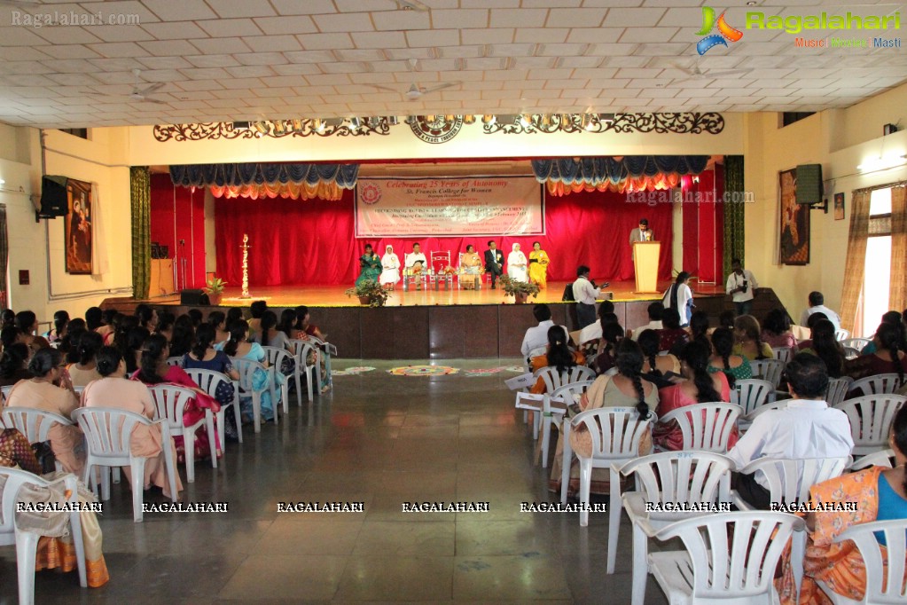 St. Francis College for Women UGC sponsored National Seminar  (Feb. 8, 2013)