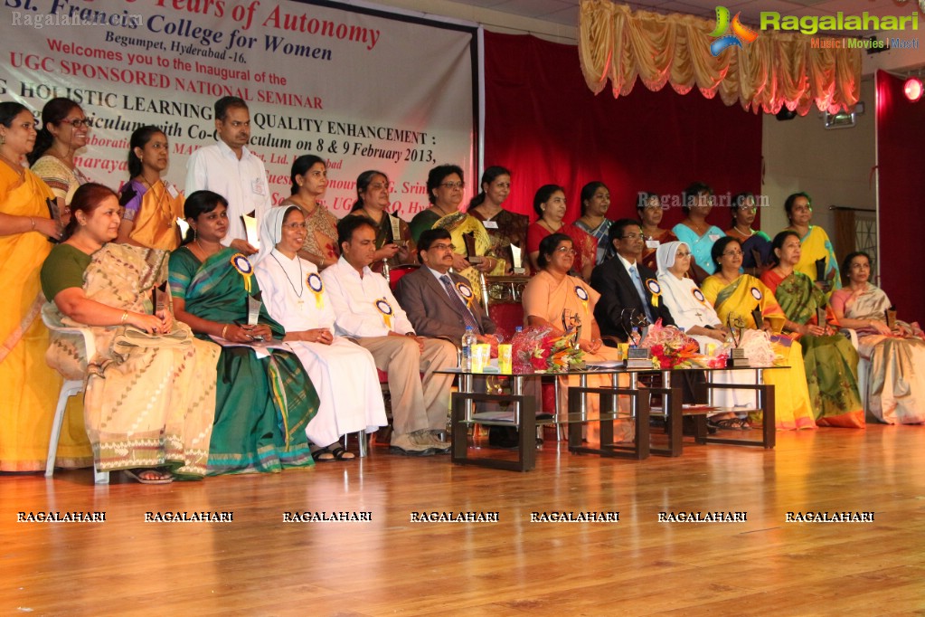 St. Francis College for Women UGC sponsored National Seminar  (Feb. 8, 2013)