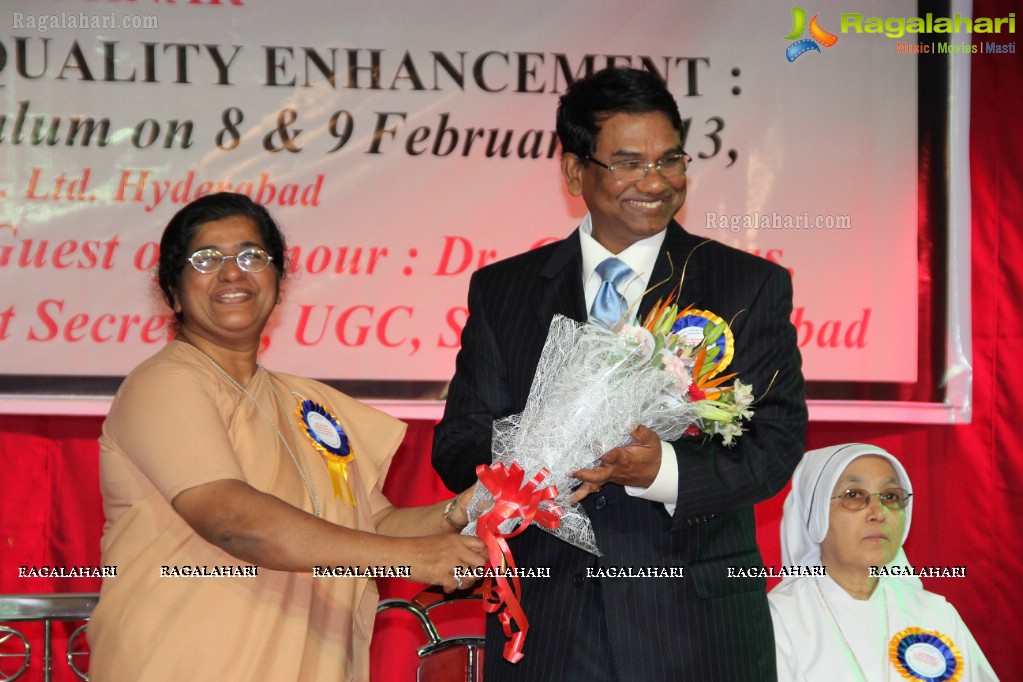 St. Francis College for Women UGC sponsored National Seminar  (Feb. 8, 2013)