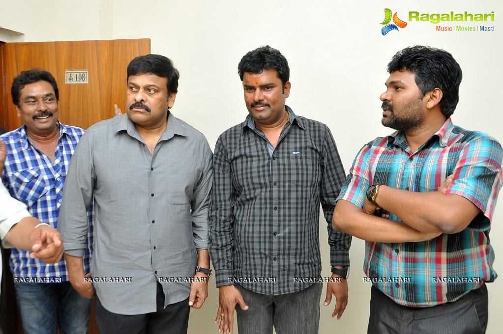Chiranjeevi visits AP Cine Workers Co-Operative Housing Society Chitrapuri Colony, Hyderabad