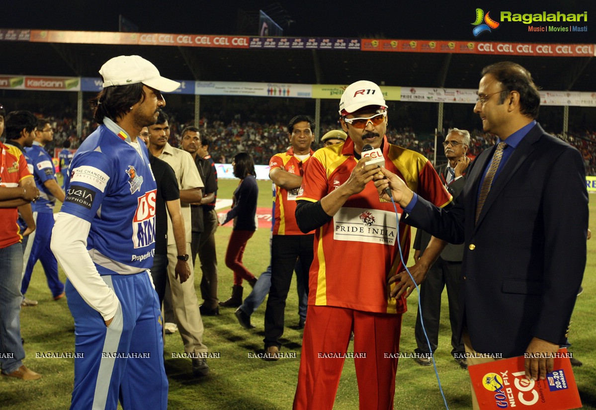 CCL 4: Telugu Warriors Vs Karnataka Bulldozers (Set 3)