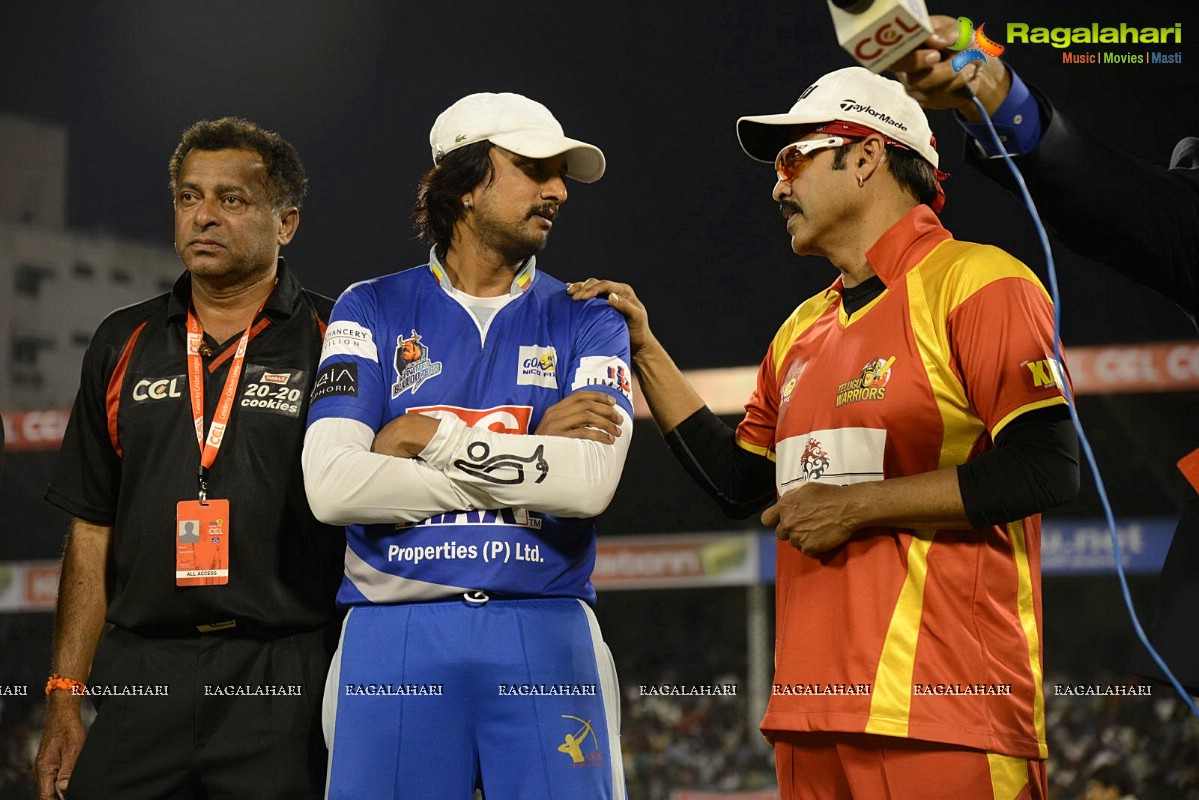 CCL4: Telugu Warriors Vs Karnataka Bulldozers (Set 1)