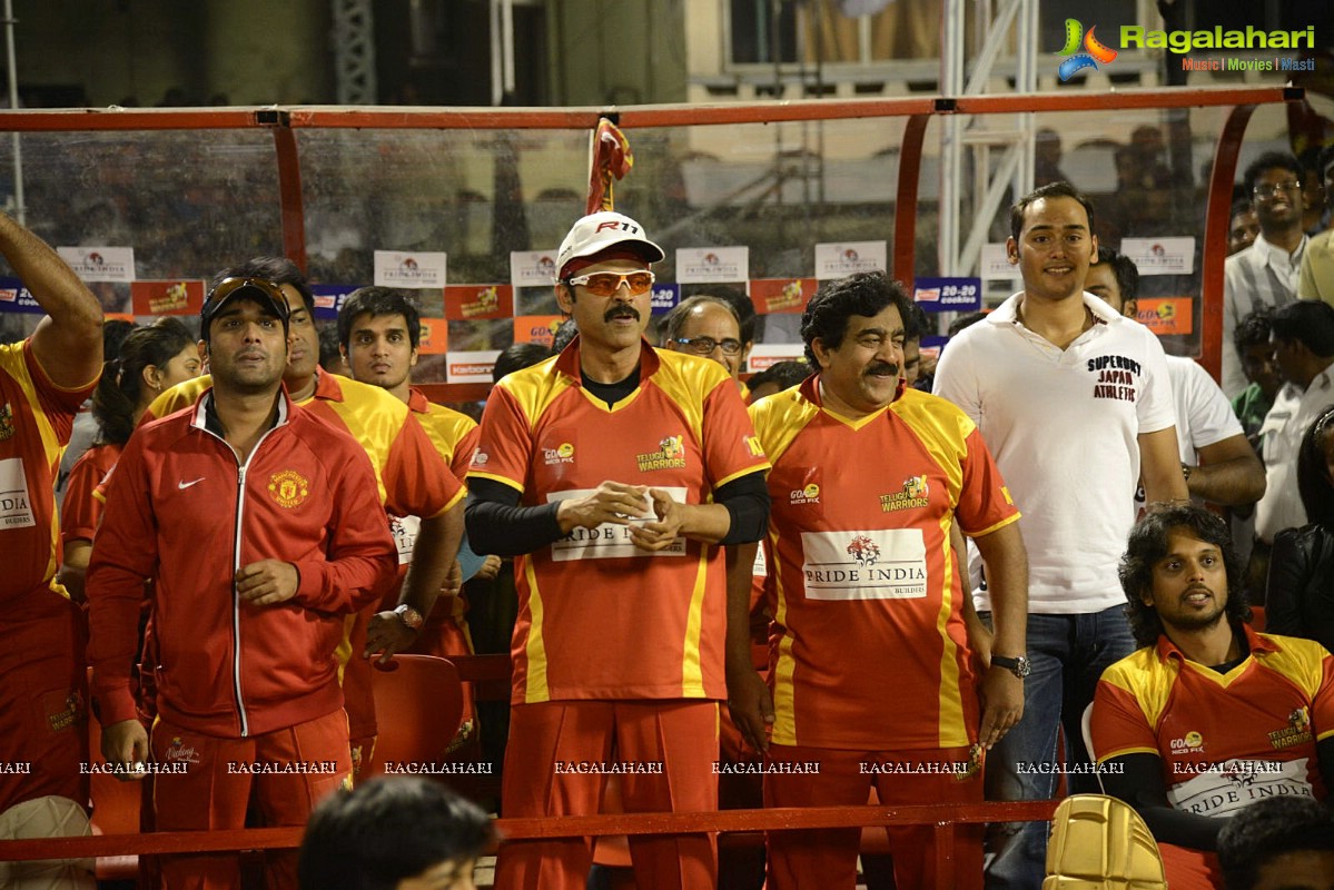 CCL4: Telugu Warriors Vs Karnataka Bulldozers (Set 1)