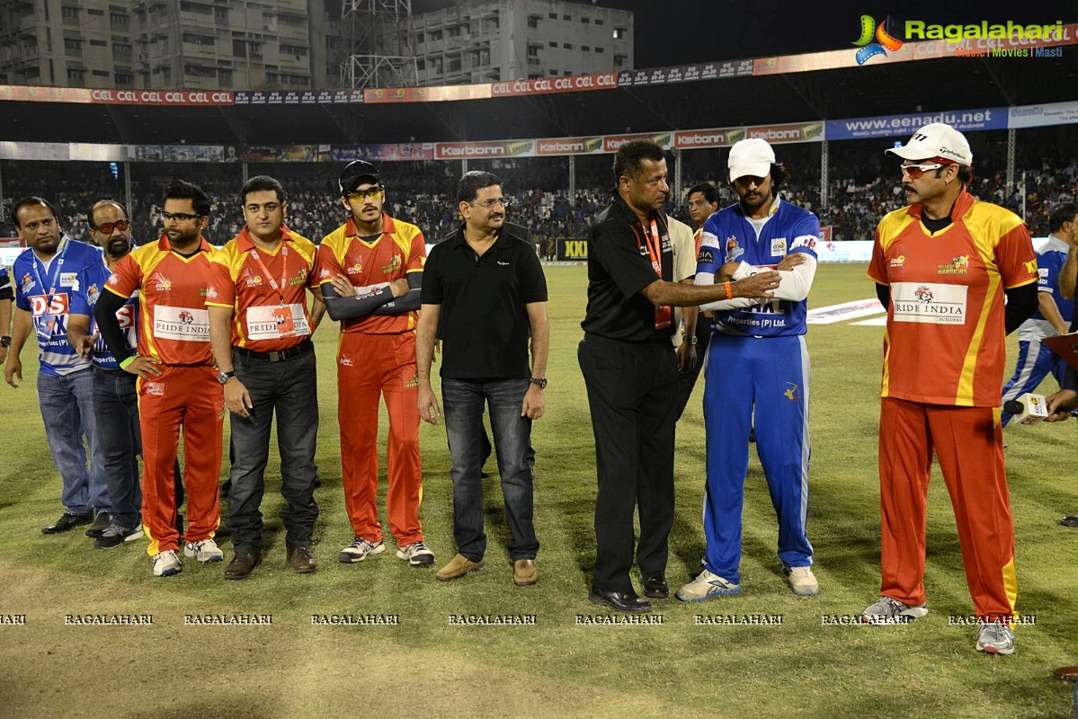 CCL4: Telugu Warriors Vs Karnataka Bulldozers (Set 1)