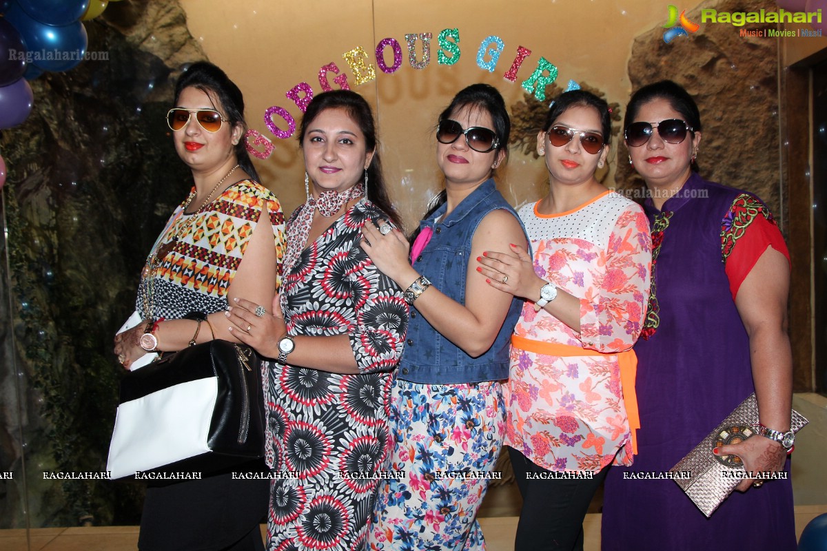 Gorgeous Girls Club Floral Theme Party at Ohris, Hyderabad