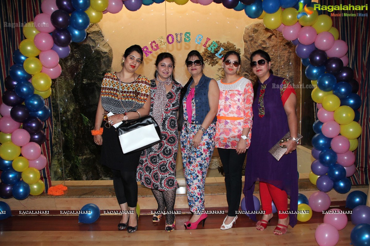 Gorgeous Girls Club Floral Theme Party at Ohris, Hyderabad