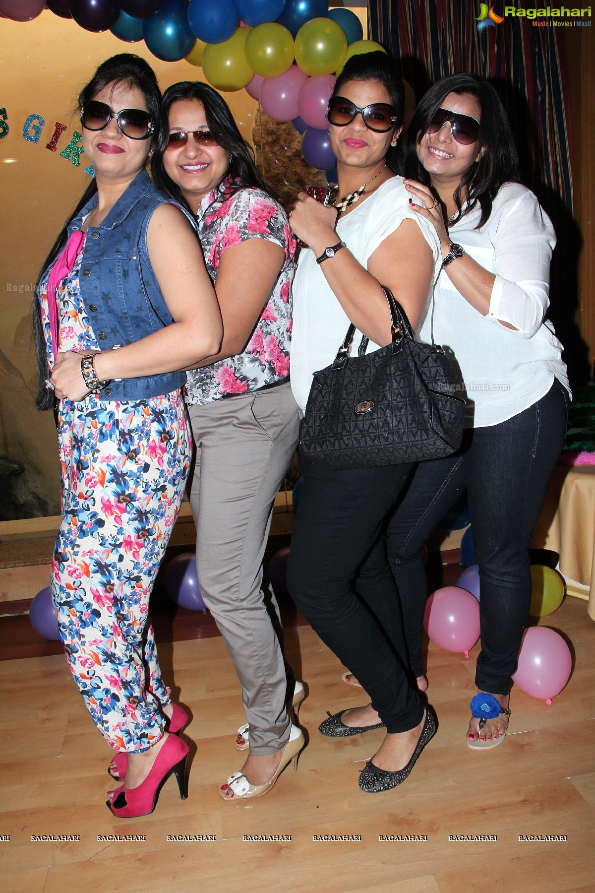 Gorgeous Girls Club Floral Theme Party at Ohris, Hyderabad