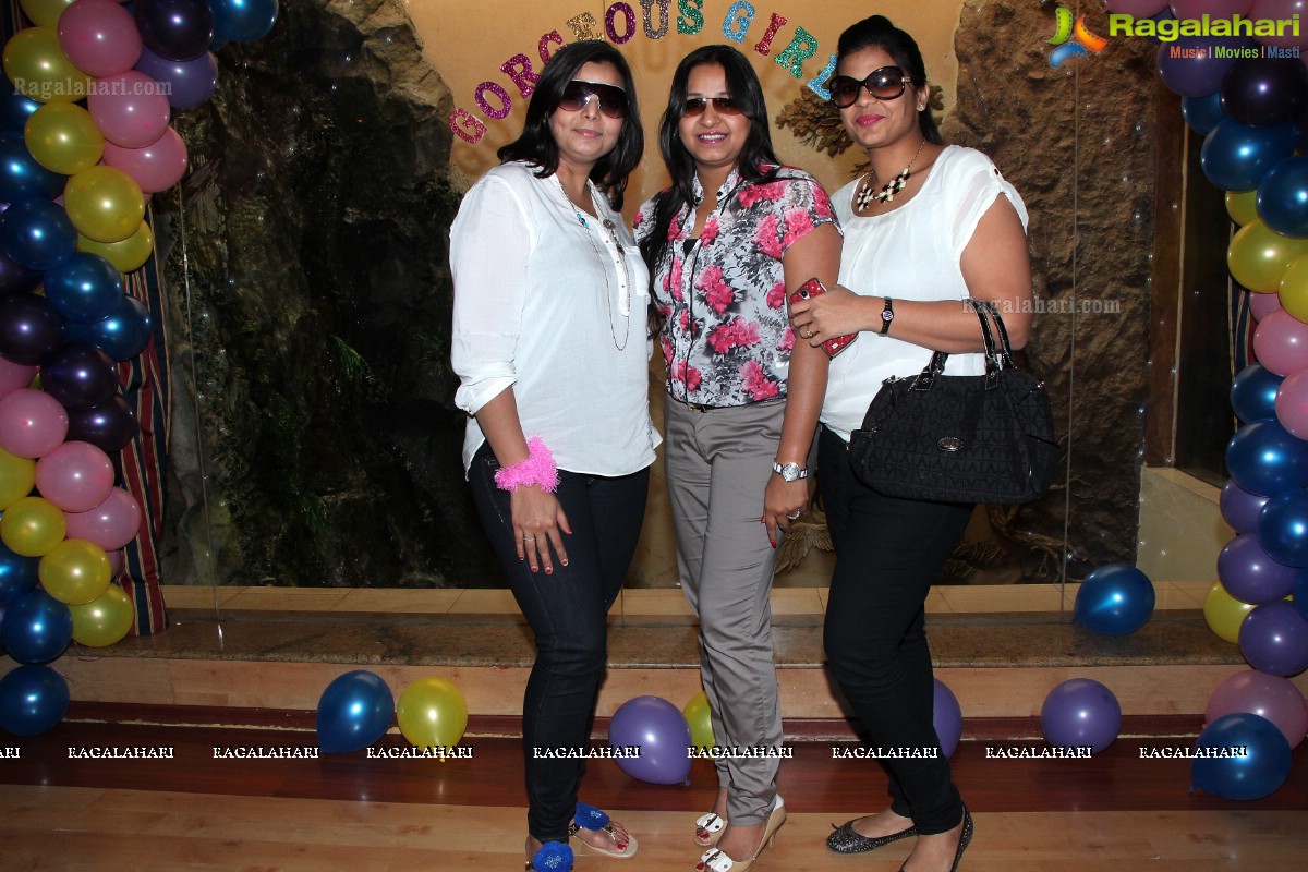 Gorgeous Girls Club Floral Theme Party at Ohris, Hyderabad