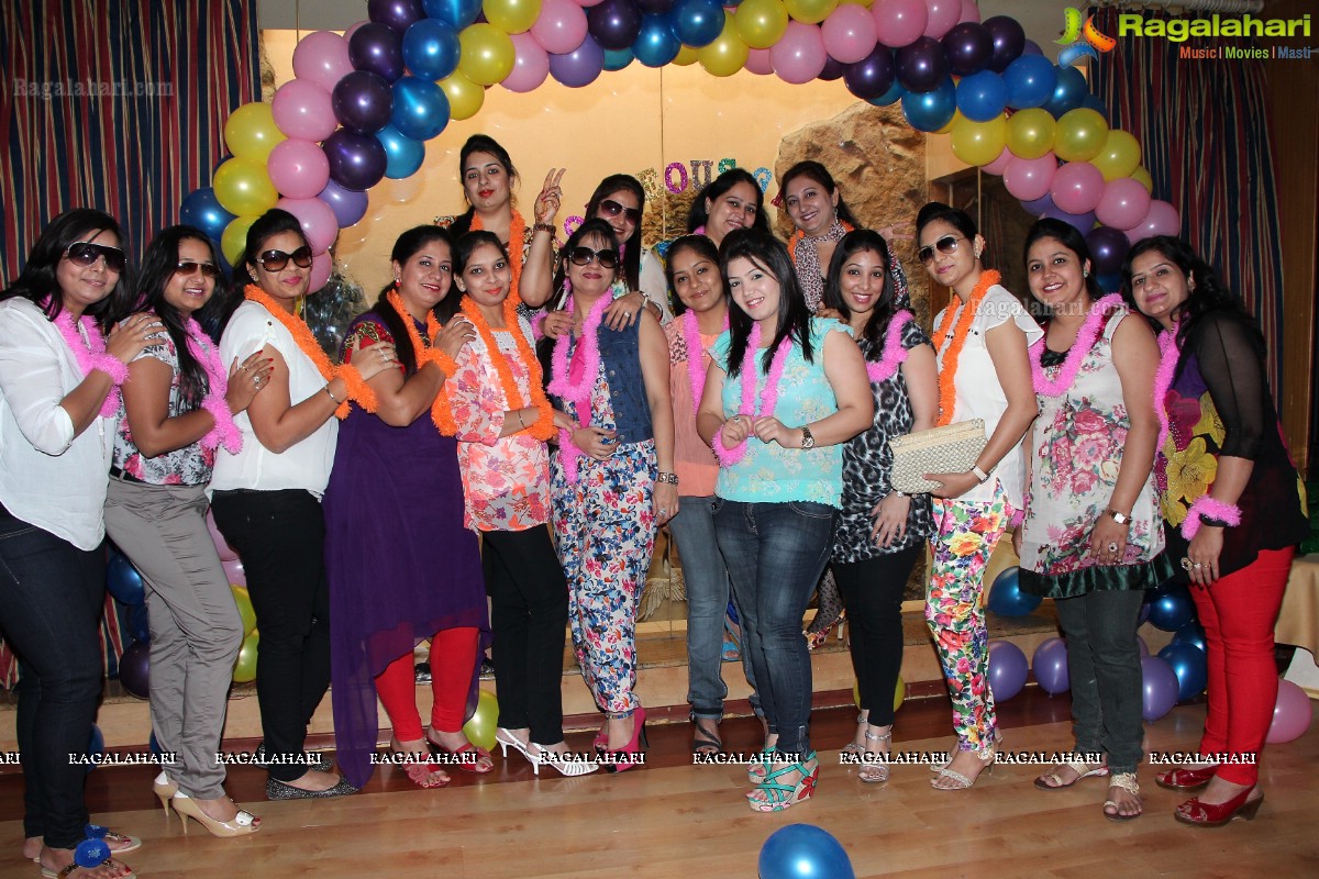 Gorgeous Girls Club Floral Theme Party at Ohris, Hyderabad