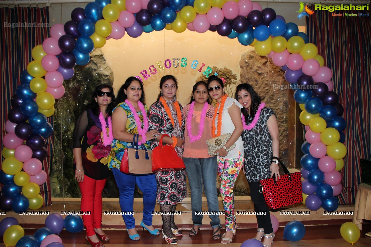 Gorgeous Girls Club Floral Theme Party at Ohris, Hyderabad