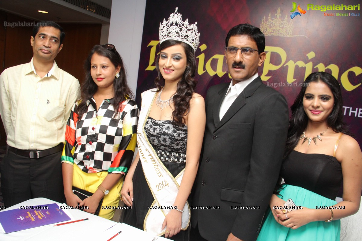 Indian Princess Winner 2014 Chandni Sharma Press Meet