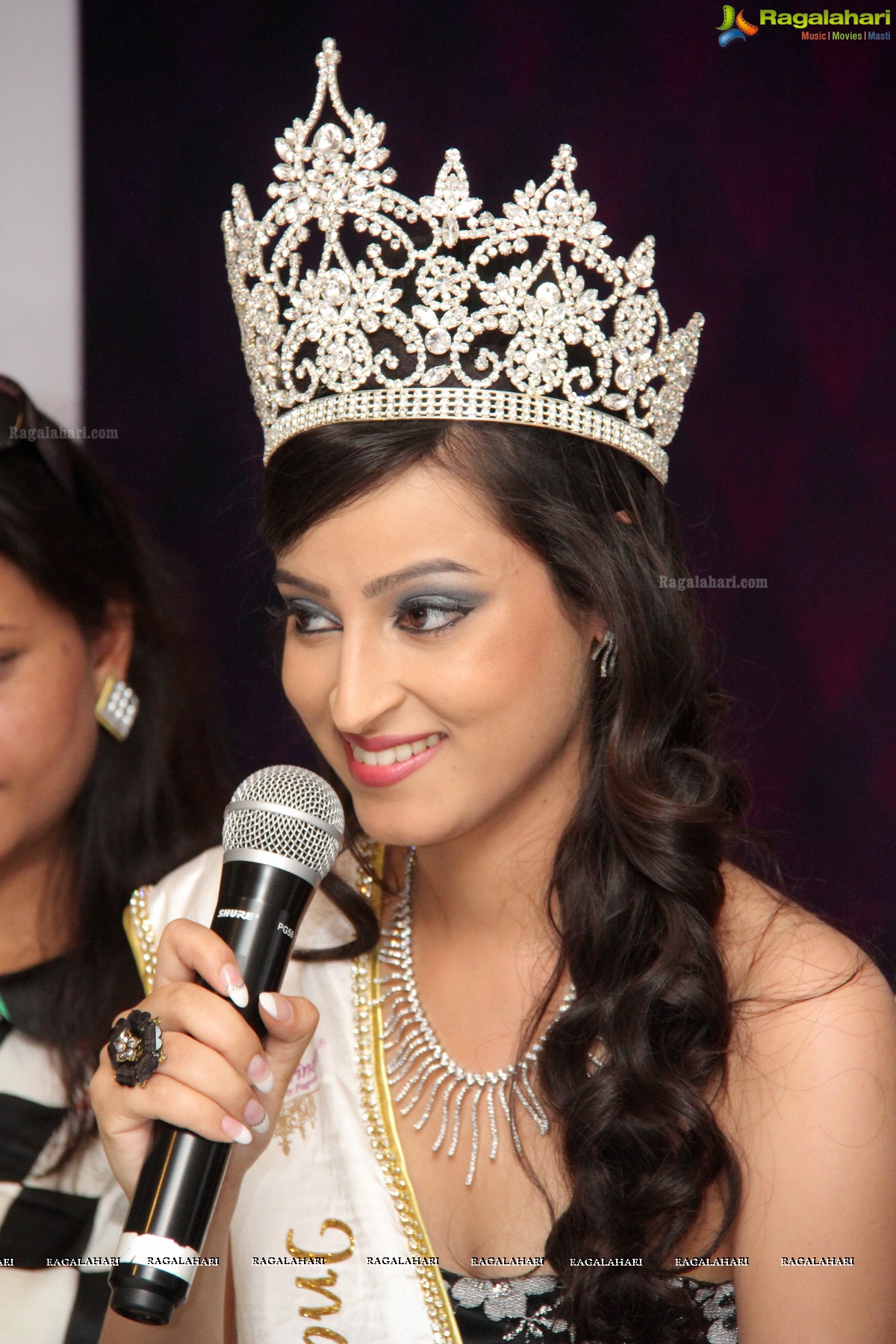 Indian Princess Winner 2014 Chandni Sharma Press Meet