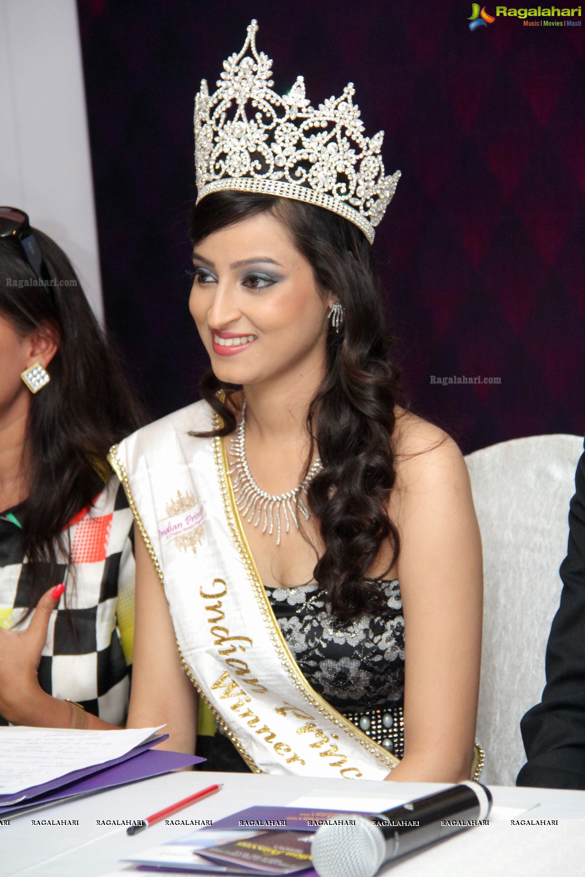 Indian Princess Winner 2014 Chandni Sharma Press Meet