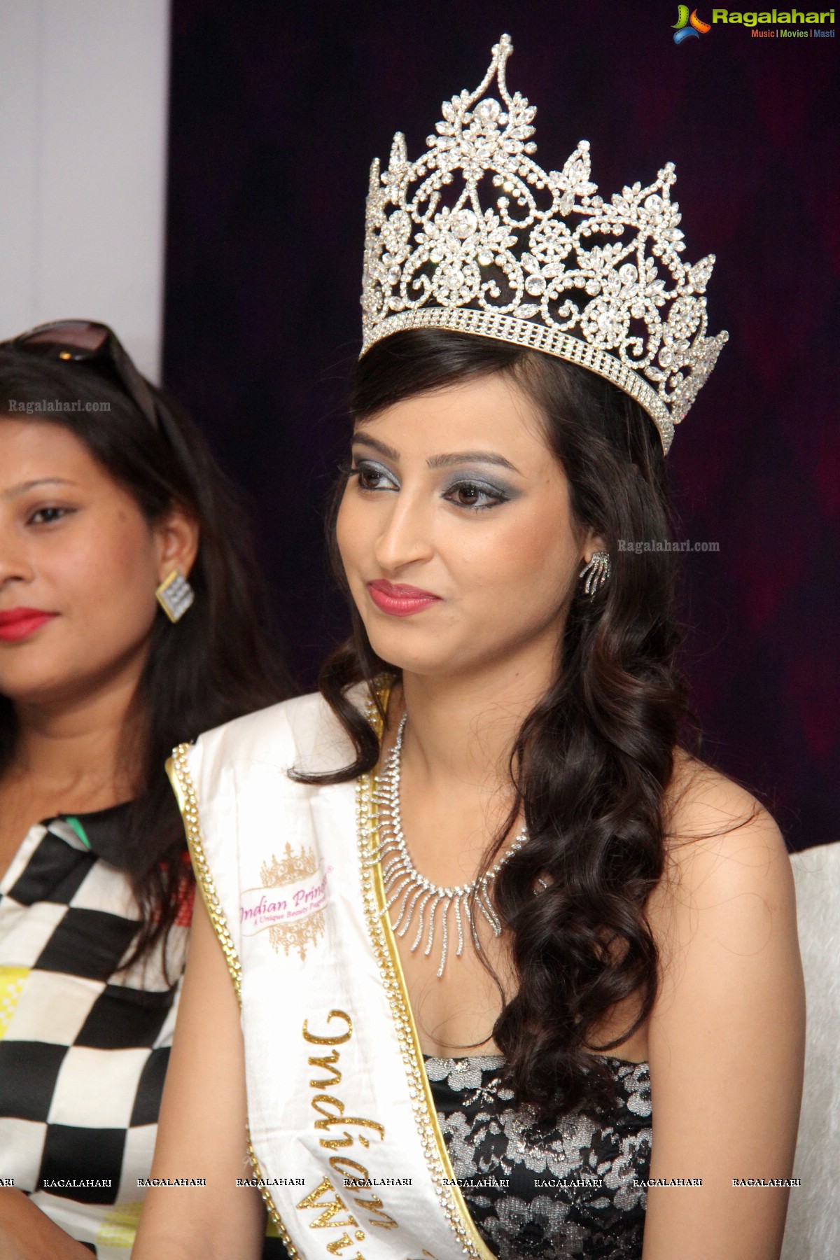 Indian Princess Winner 2014 Chandni Sharma Press Meet