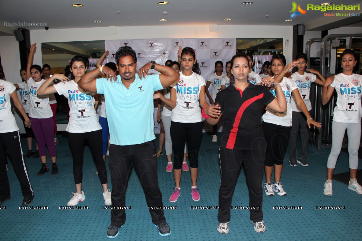 Max Miss Hyderabad 2014 Finalists at Talwalkars, Hyderabad