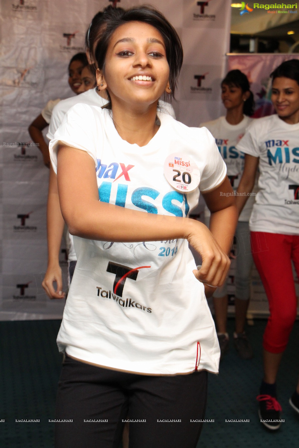 Max Miss Hyderabad 2014 Finalists at Talwalkars, Hyderabad