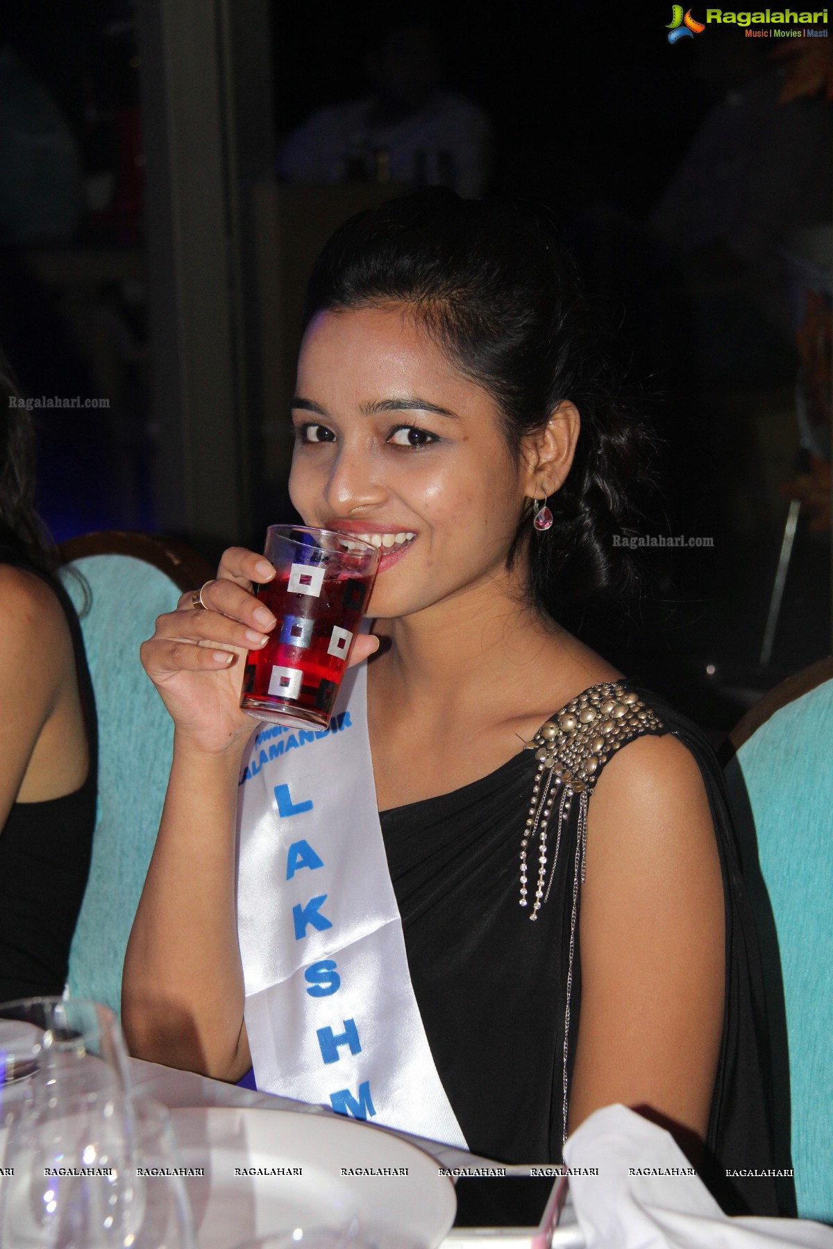 Miss Hyderabad Finalists 2014 at News Cafe, Hyderabad