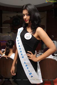 Miss Hyderabad Finalists at News Cafe