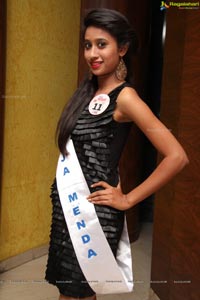 Miss Hyderabad Finalists at News Cafe