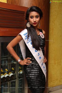 Miss Hyderabad Finalists at News Cafe