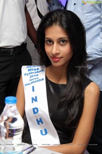 Miss Hyderabad Finalists at News Cafe