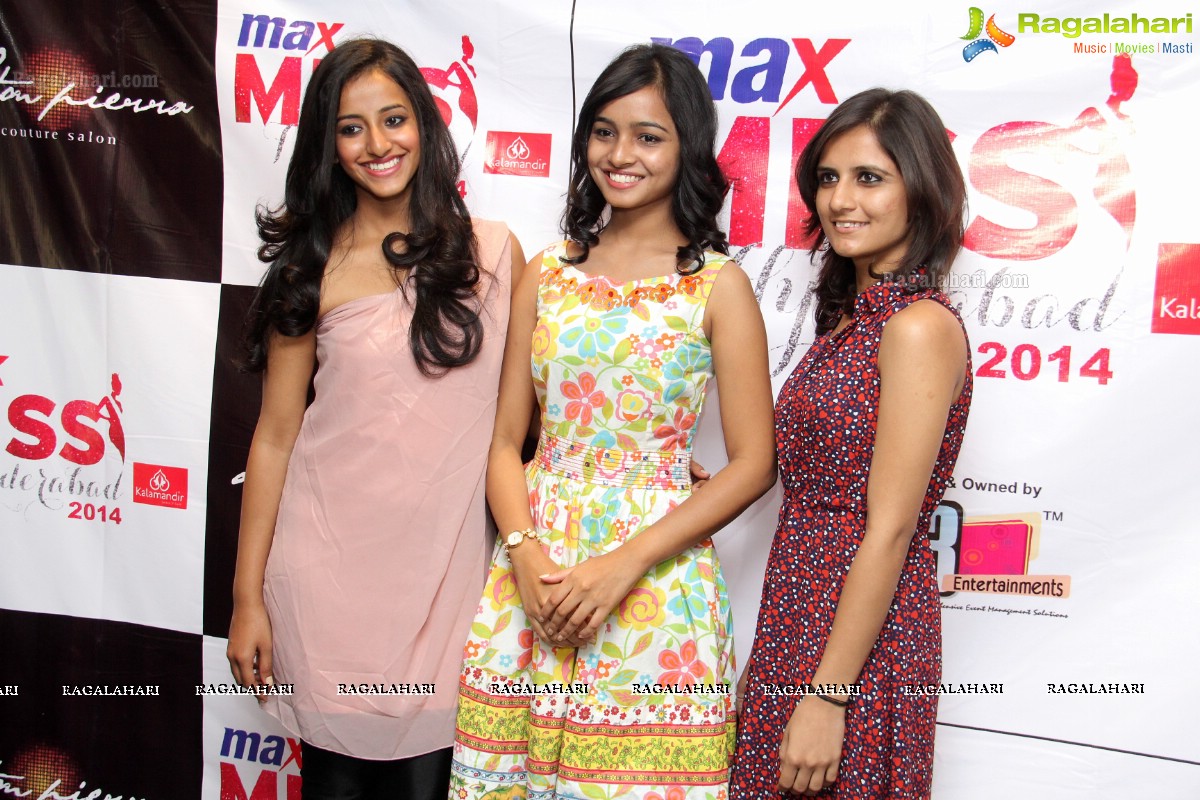 Make Up and Styling of Max Miss Hyderabad 2014 Finalists at Ashton Pierra