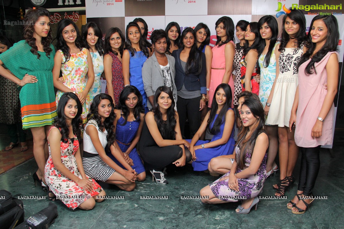 Make Up and Styling of Max Miss Hyderabad 2014 Finalists at Ashton Pierra