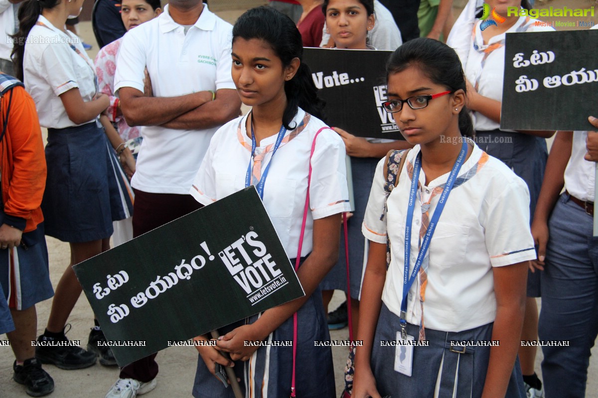 Vote for my Future - An Awareness Walk by Oakridge International School