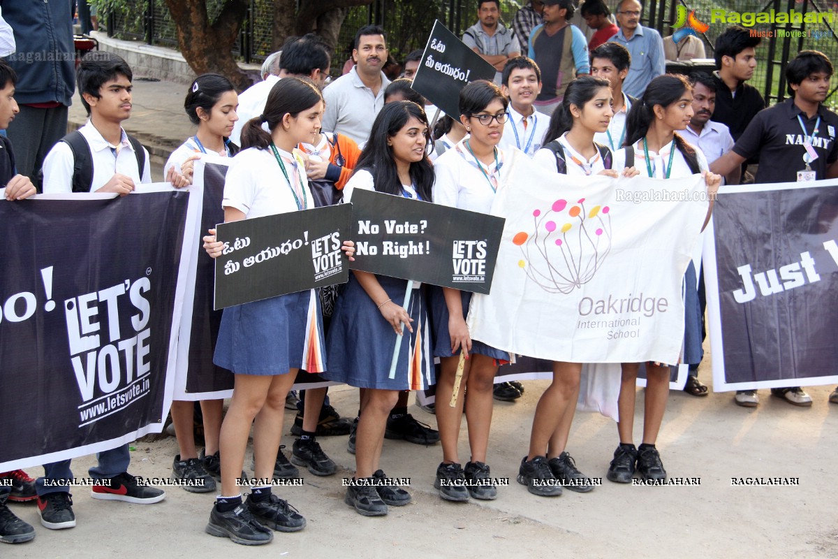 Vote for my Future - An Awareness Walk by Oakridge International School