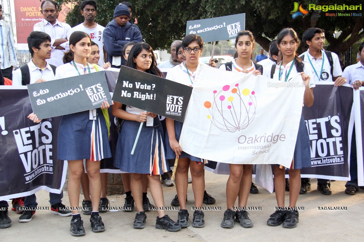 Vote for my Future - An Awareness Walk by Oakridge International School