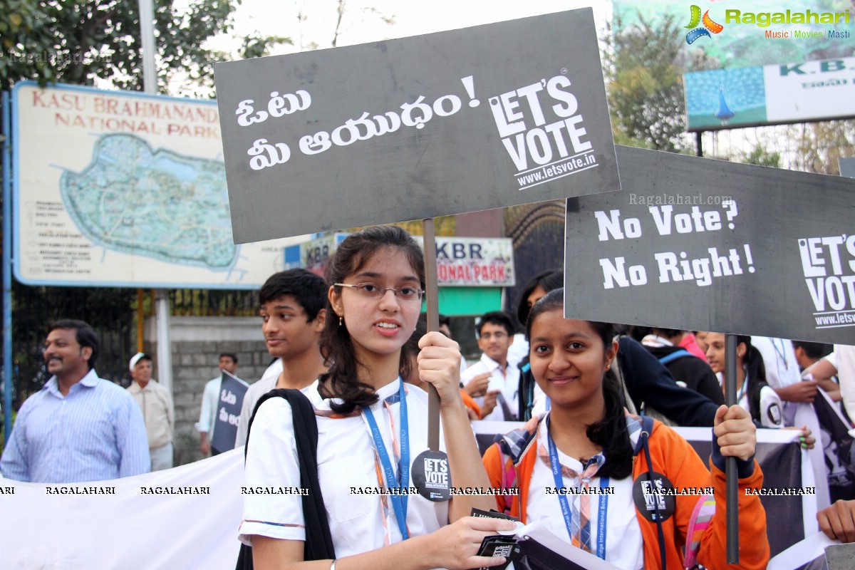 Vote for my Future - An Awareness Walk by Oakridge International School