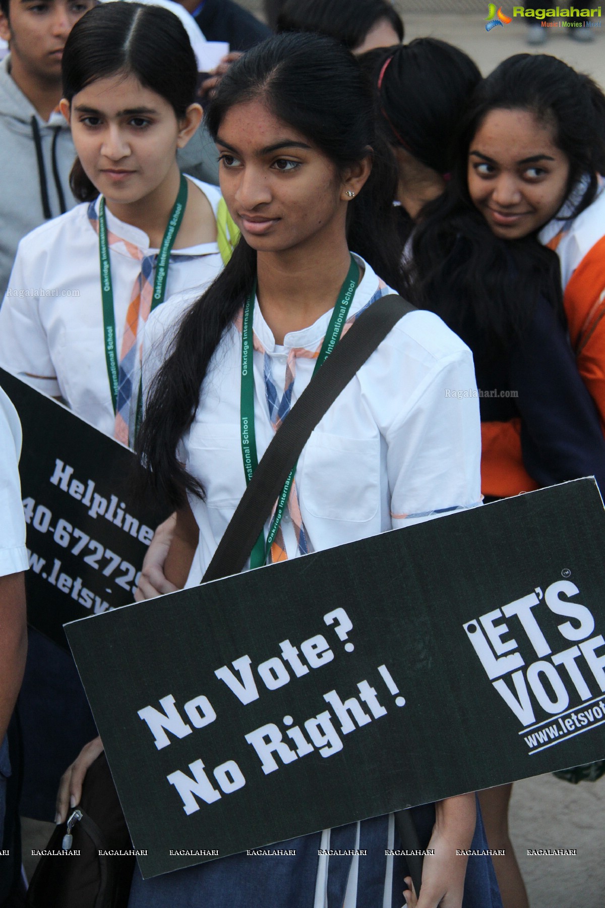 Vote for my Future - An Awareness Walk by Oakridge International School