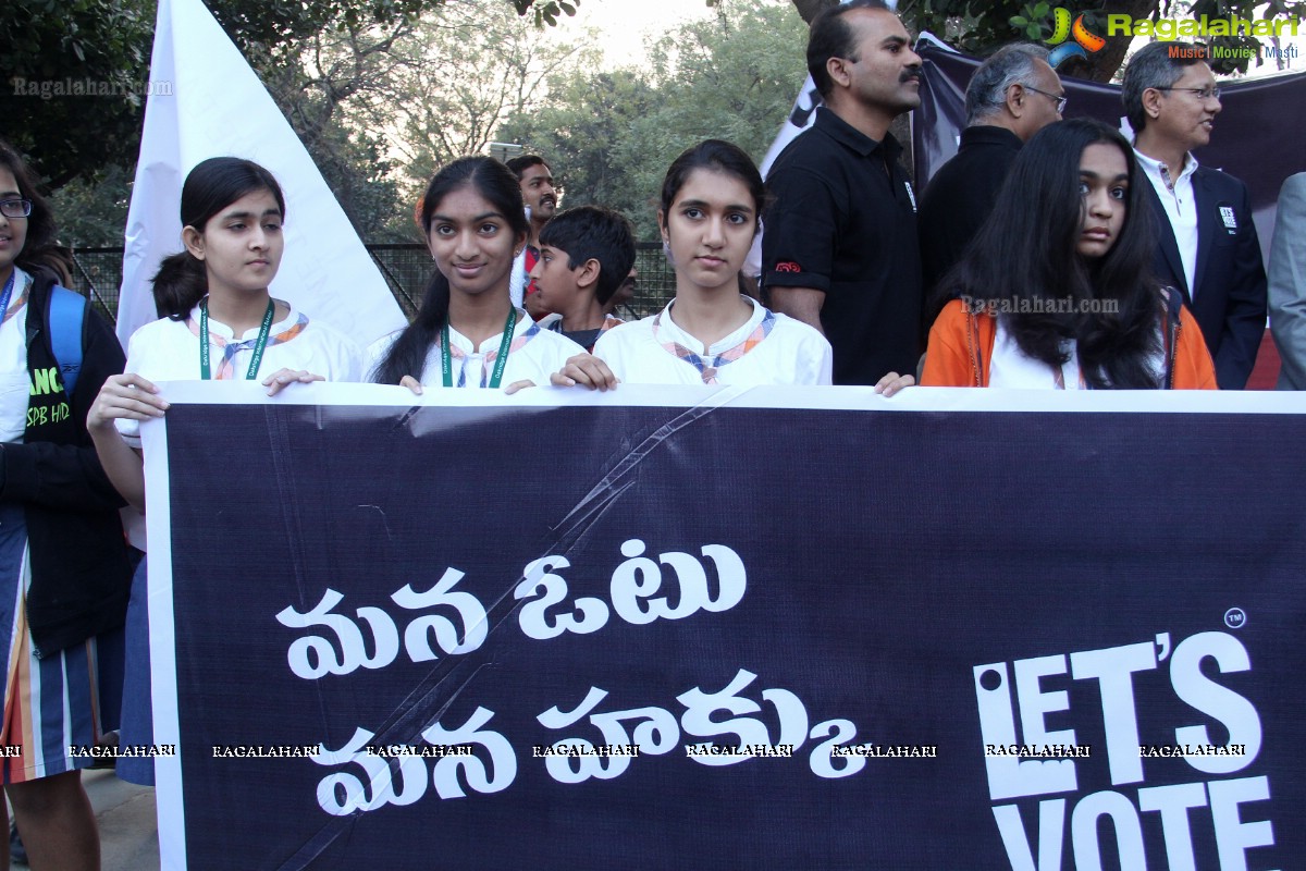 Vote for my Future - An Awareness Walk by Oakridge International School