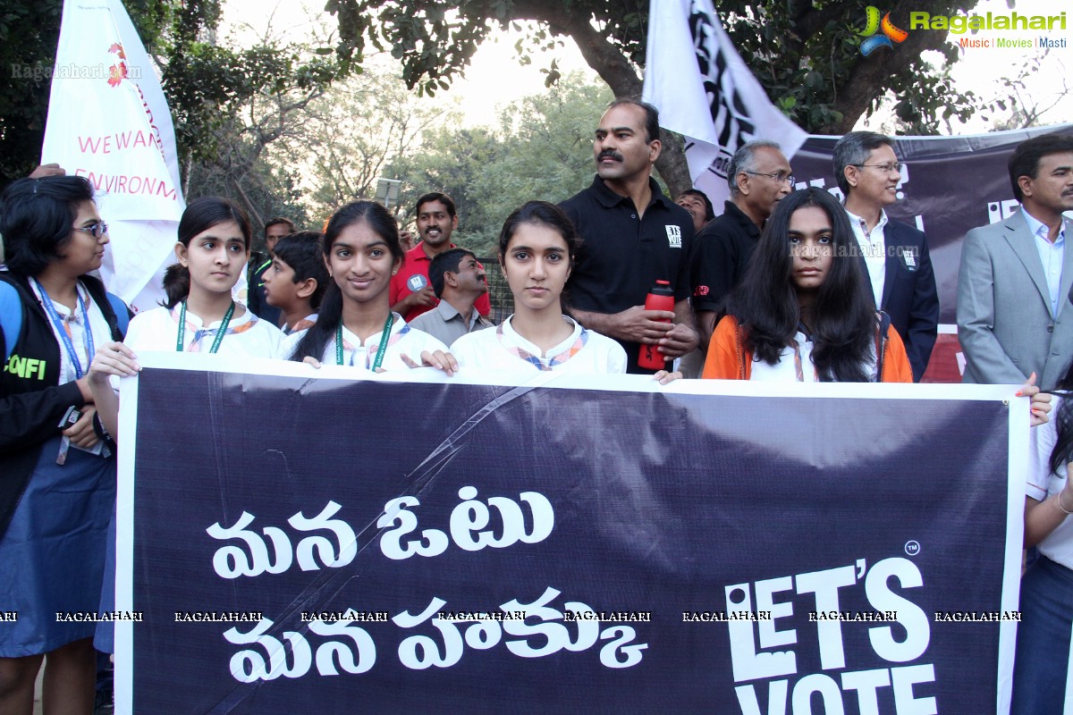 Vote for my Future - An Awareness Walk by Oakridge International School